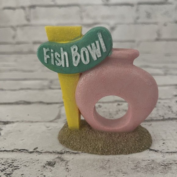 Top Fin Fish Bowl Aquarium Ornament Aquatic Decor NWT - Picture 1 of 3